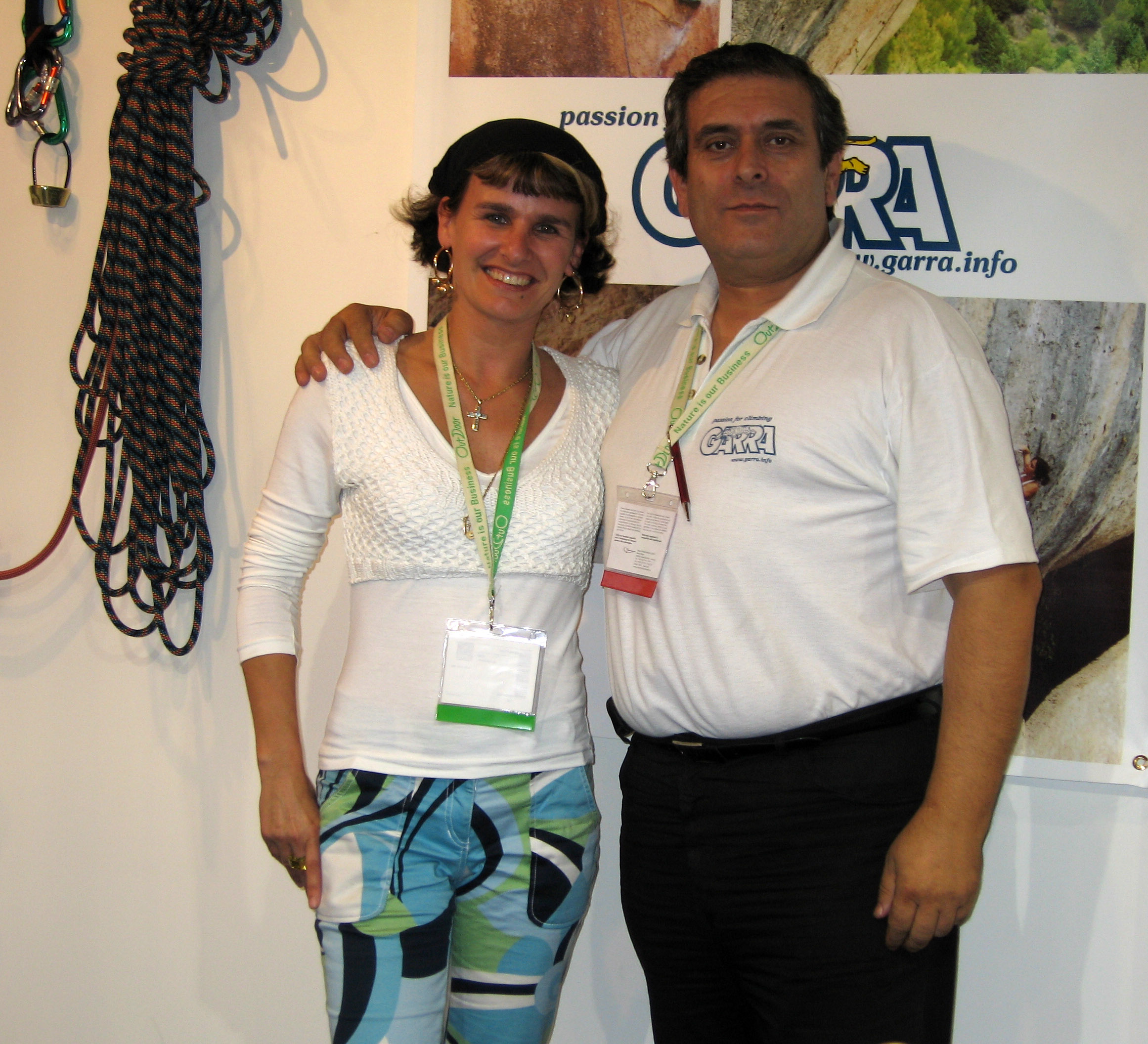 KLETTERSCHUHE_Carolina und Hr. Almanza auf der Outdoor